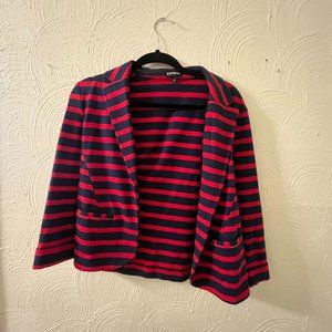 EXPRESS RED AND NAVY BLAZER - Size Small